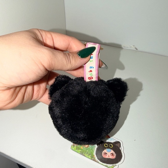 Baby Three Tiny Animal Plush Pendant Confirmed - Black Cat - Picture 5 of 5
